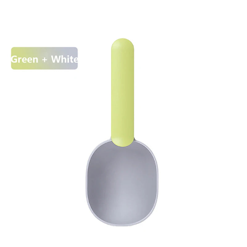 Multifunctional Pet Feeding Spoon with Sealing Clip