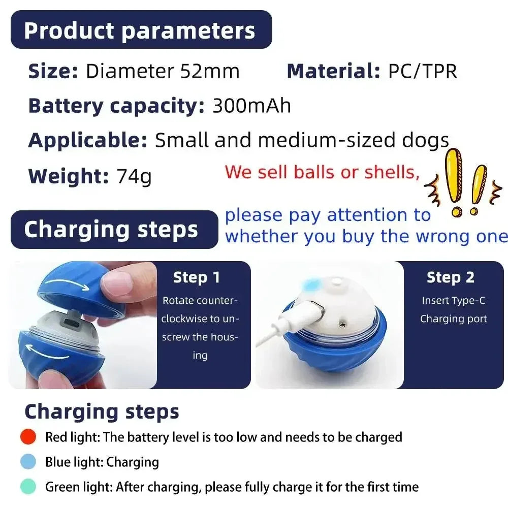 Interactive Smart Moving  Jumping Dog Ball