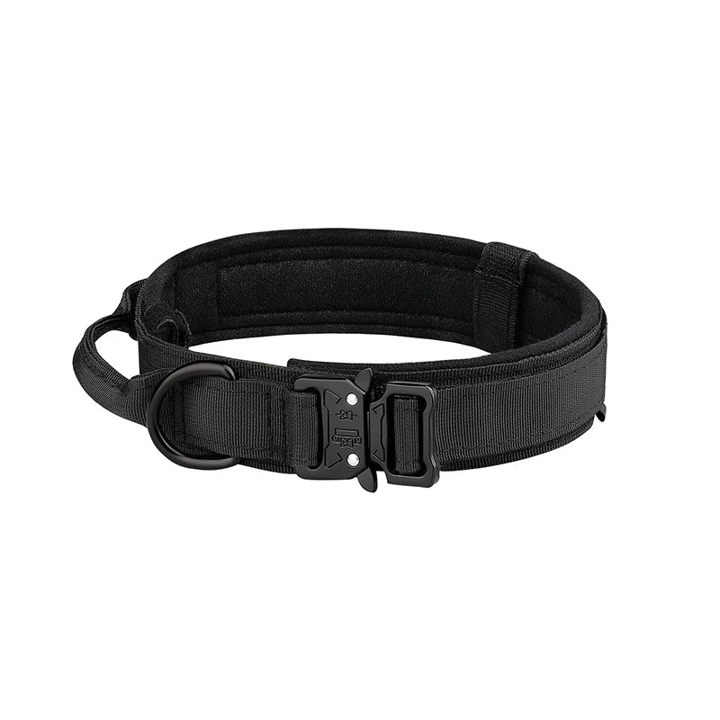 Tactical Dog Collar Metal Buckle