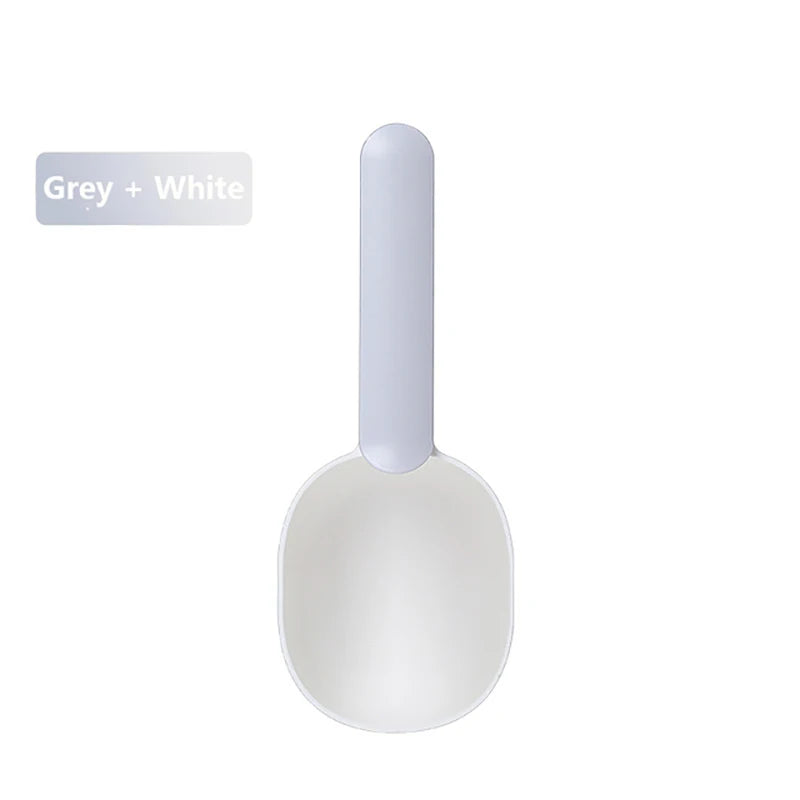 Multifunctional Pet Feeding Spoon with Sealing Clip